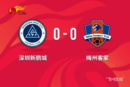 中超-梅州客家0-0悶平深圳新鵬城 周中結束3連敗