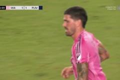 邁阿密生涯處子球！德保羅停球打門得手扳平！蘇亞雷斯傳中助攻！