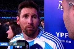 梅西賽后有力聲明：很明顯，今天是最后一場(chǎng)，因?yàn)檫@里的積分