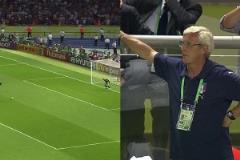 當(dāng)意大利眾將站在12碼前，里皮甚至眼睛都沒眨一下