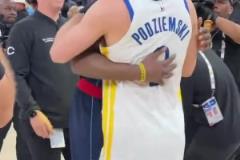 能打破附加賽不勝魔咒嗎？庫里賽后和哈登&小卡紛紛擁抱