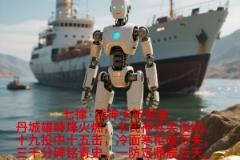 【AI繪圖】機(jī)器人腳踩金塊 配文《七律·戰(zhàn)神卡斬掘金》