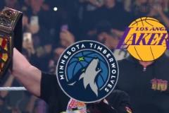 太有活了美媒把WWE片段剪成湖人強勢扳平系列賽比分~