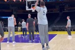 準備好了！愛德華茲G5賽前三分訓練 一分半鐘一球不丟