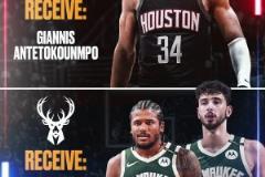 感覺有點虧啊！美媒交易模擬：火箭可用杰倫-格林+申京+三首輪去換字母哥