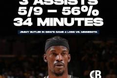 說(shuō)好的40分，怎么就14分？巴特勒全場(chǎng)僅9次出手，末節(jié)0出手