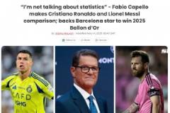 卡佩羅：C羅贏得過冠軍和金球獎(jiǎng)，但他不像梅西那樣是個(gè)天才