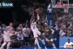 麥丹被晃開了SGA跳投仍有哨！拉塞爾不敢相信，直呼：哦買噶…