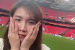 這錢花得值了！韓國電視臺小姐姐高價買機票來看孫興慜決賽